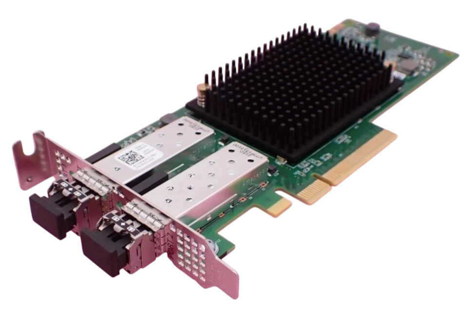 NEW Dell Emulex LPe35002 Dual Port 32Gb FC SFP+ Host Bus Adapter HBA LP HH 5KW3M