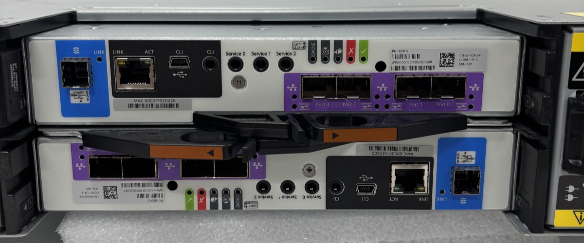 Dell PowerVault ME4024 24-Bay 2 x Quad Port 16GB FC 10GB ISCSI SFP+ Controller