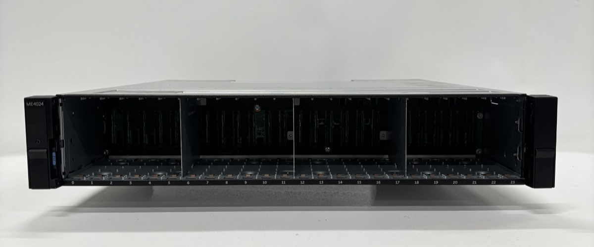 Dell PowerVault ME4024 24-Bay 2 x Quad Port 16GB FC 10GB ISCSI SFP+ Controller