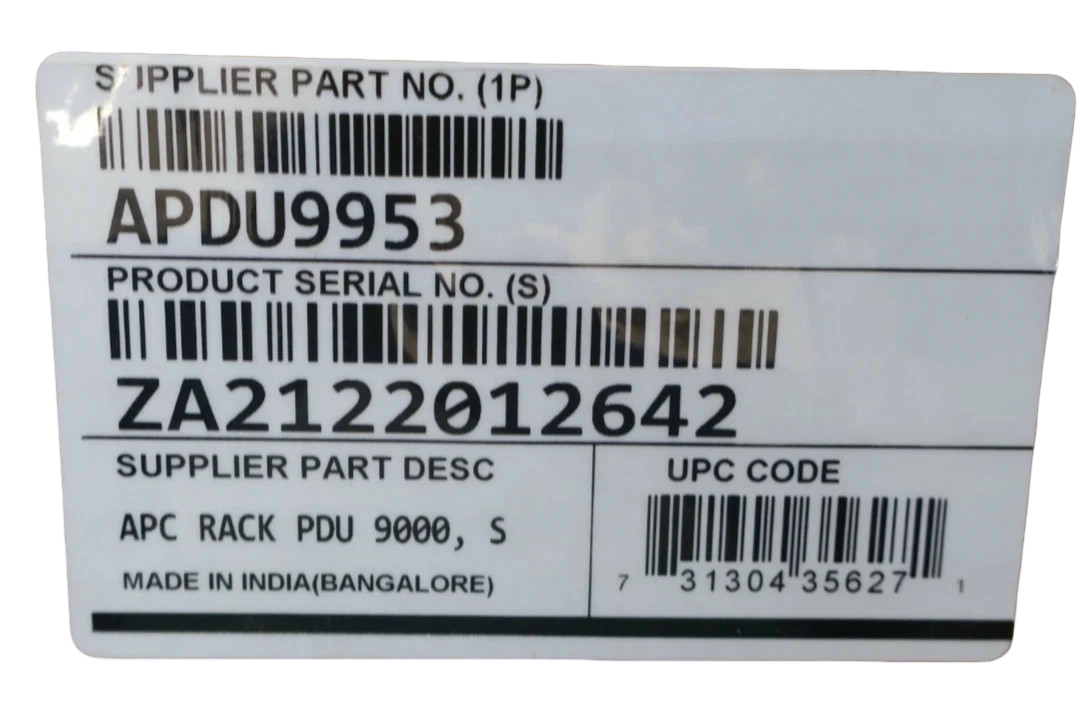 NEW APC APDU9953 Switched Rack 9000 Series PDU 230V 21 x C13 3 x C19 32A ZeroU