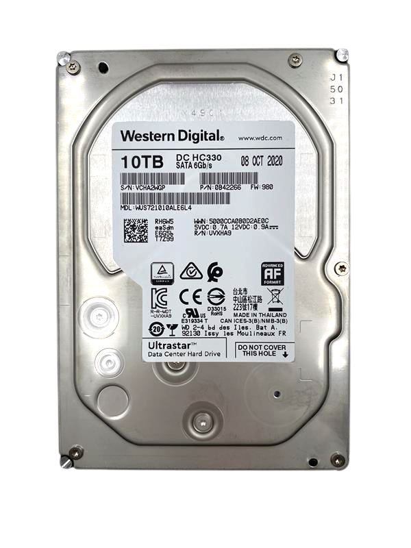 Western Digital WD 10TB 7.2K 6G SATA 3.5" HDD Hard Drive WUS721010ALE6L4 0B42266