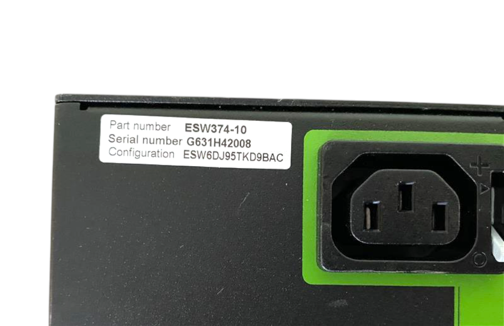 Eaton ESW374-10 ePDU G3 Switched Metered 48xC13 3PH 32A 400V 0U Rack Power Unit