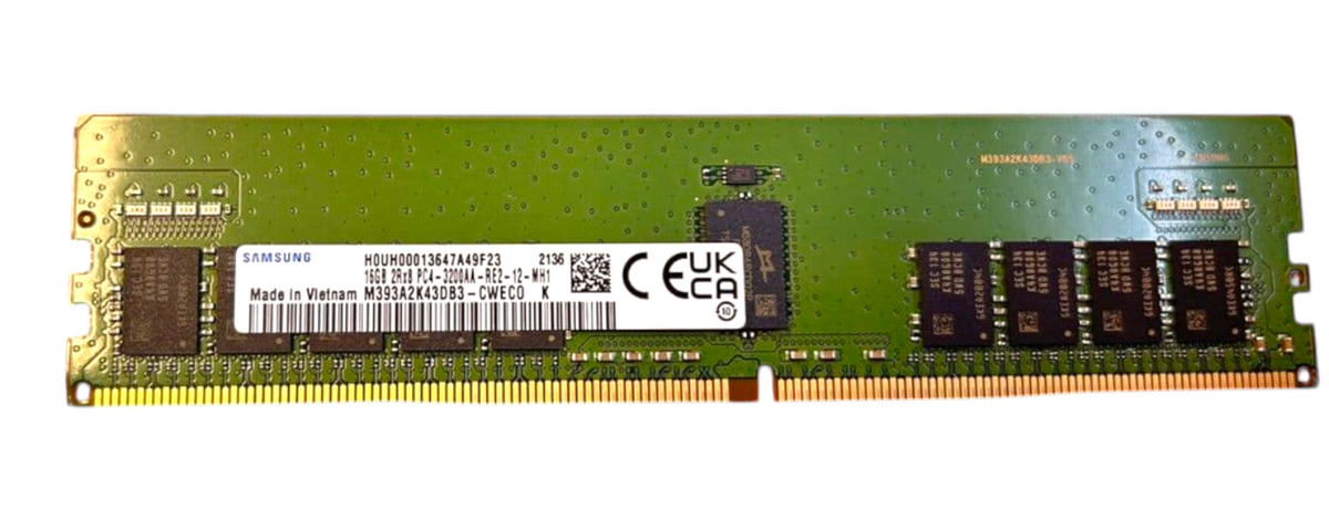 New Samsung 16GB 2Rx8 PC4-3200AA PC4-25600 ECC RDIMM RAM Memory M393A2K43DB3-CWE
