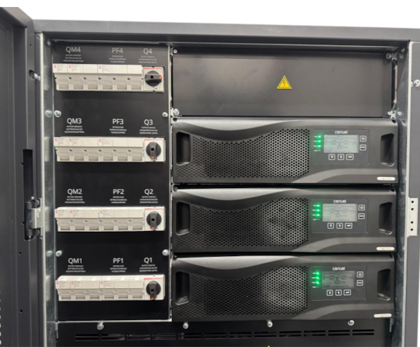 Centiel CumulusPower CP100 3x IM20 60kW 60Kva Modular Rack UPS CAB-CP100-I320-B0
