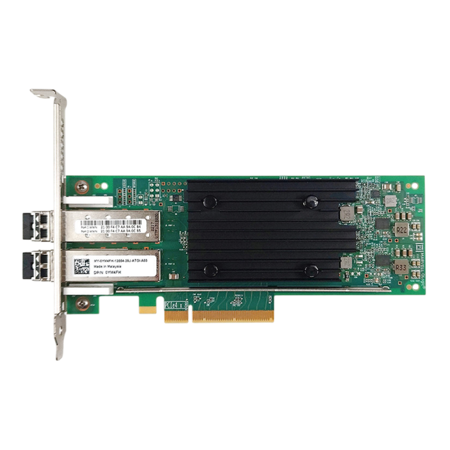 Dell QLogic QLE2772 Dual Port 32G SFP+ FC PCIe 4.0 x8 FH HBA K6M2F + 2x SFP