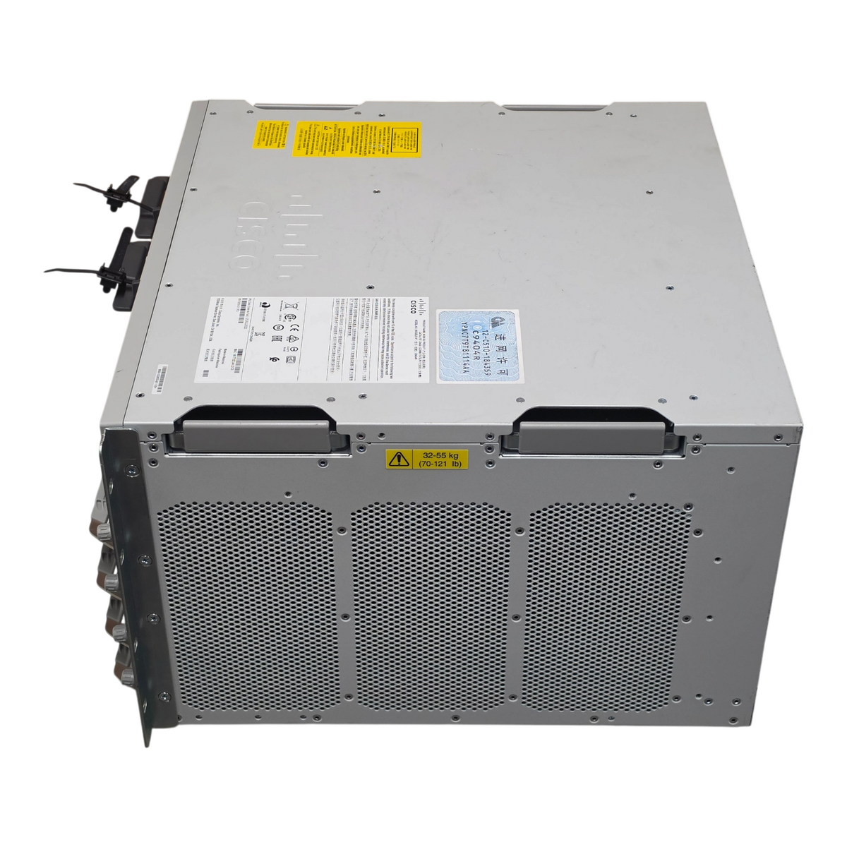 Cisco Catalyst C9404R Switch 2x C9400-SUP-1XL 2x C9400-LC-24XS 10G 2x 3200W PSU