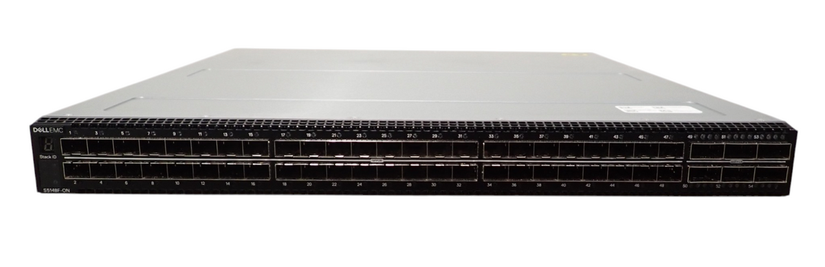 Dell PowerSwitch S5148F-ON 48x 25Gb SFP28 6x 100Gb QSFP28 L3 Switch B2F OPX