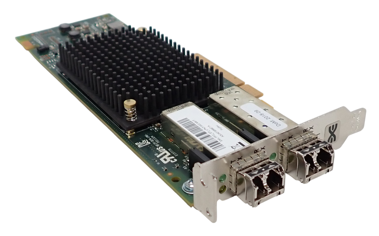 Fujitsu LPe31002 2x 16Gb FC Host Bus Adapter HBA + 2x SFP S26361-F5596-E202 HH