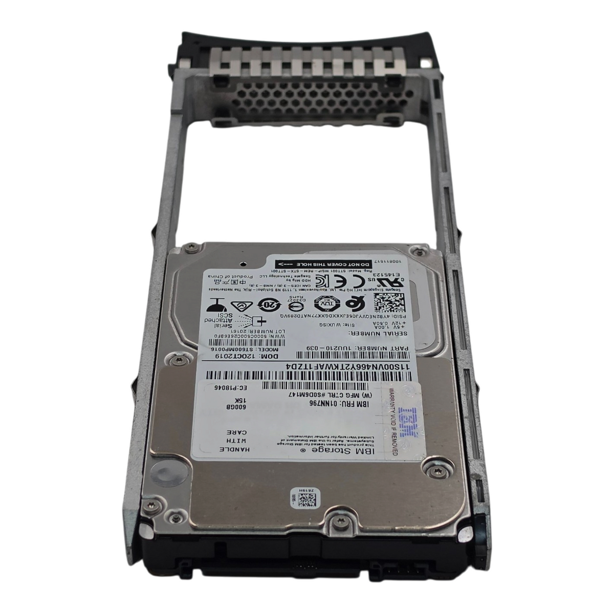IBM 01NN796 600GB 15K 12G SAS 2.5" SFF SED Self-Encrypting HDD Hard DIsk Drive