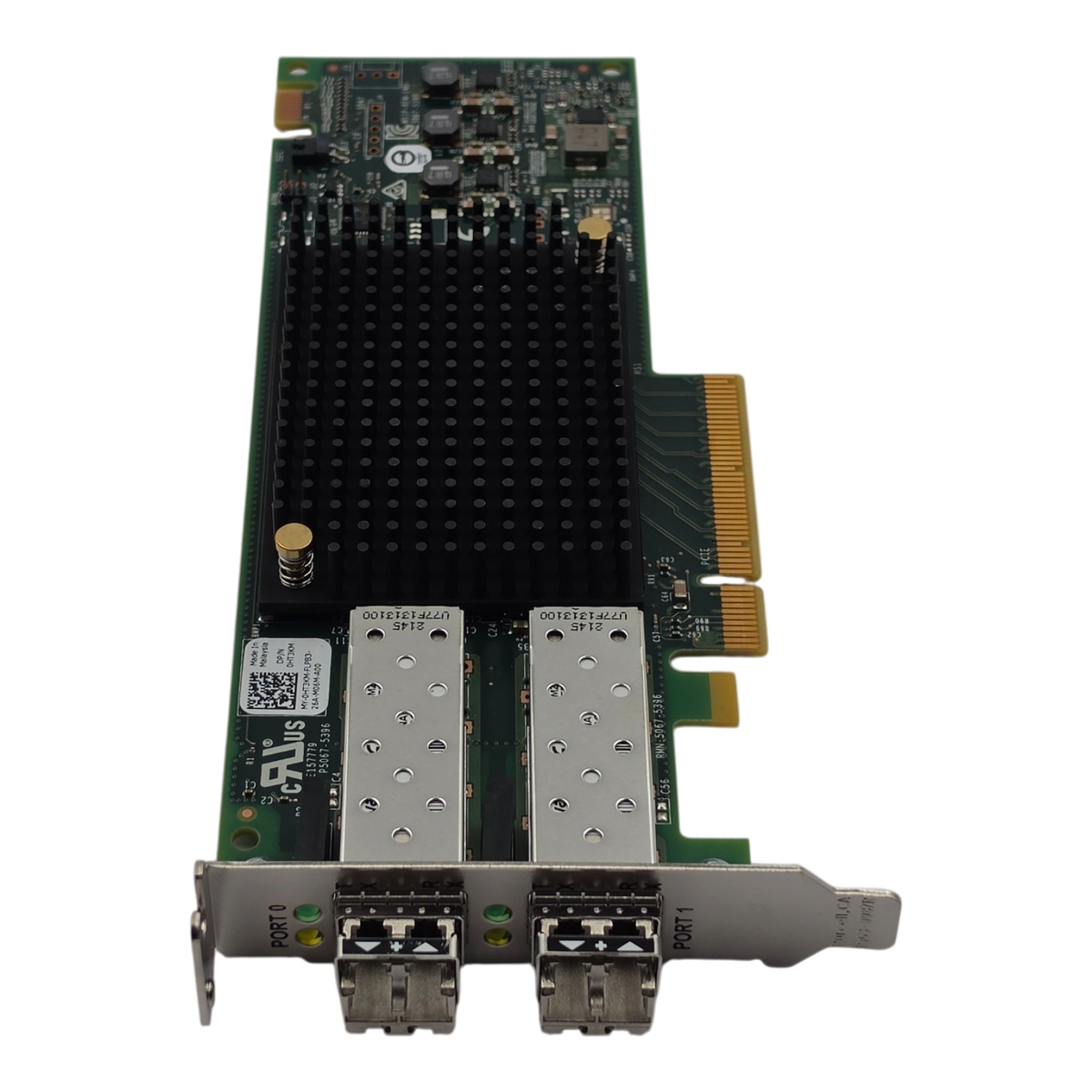 Dell HT3KM Emulex LPe31002-M6-D 2x 16Gb FC SFP+ PCIe 3.0 x8 LP HBA with SFPs