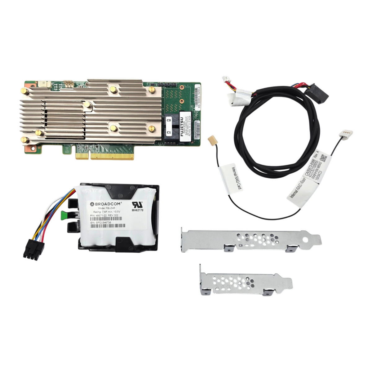 Fujitsu PRAID EP520i S26361-F4042-L502 12G SAS RAID Controller 2GB + FBU345 Kit