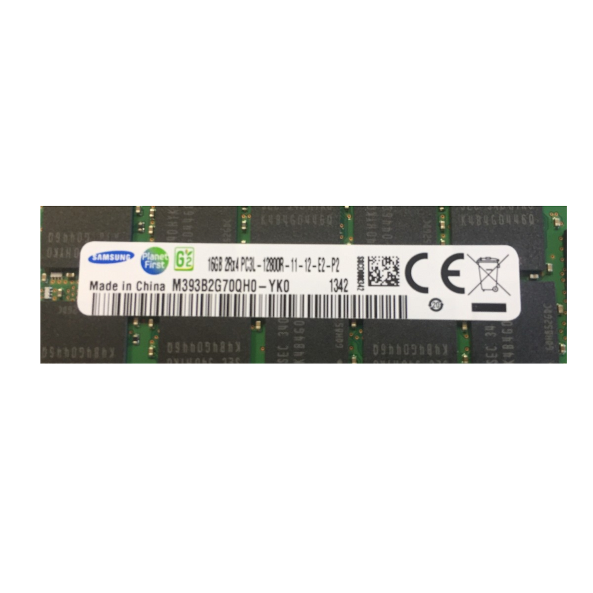 Samsung 16GB PC3L-12800 DDR3-1600 R ECC M393B2G70BH0-YK0 Server Memory