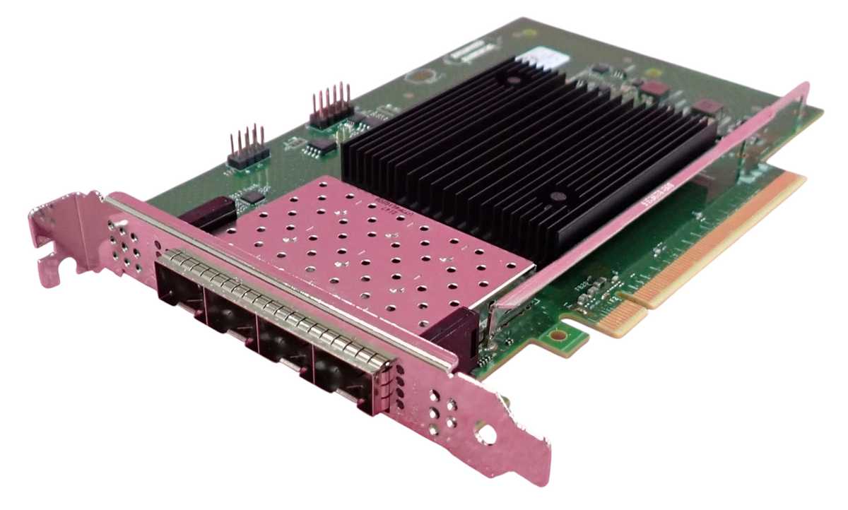 New Dell Intel E810-XXVDA4 Quad Port 1/10/25GbE SFP28 Network Adapter VK88G