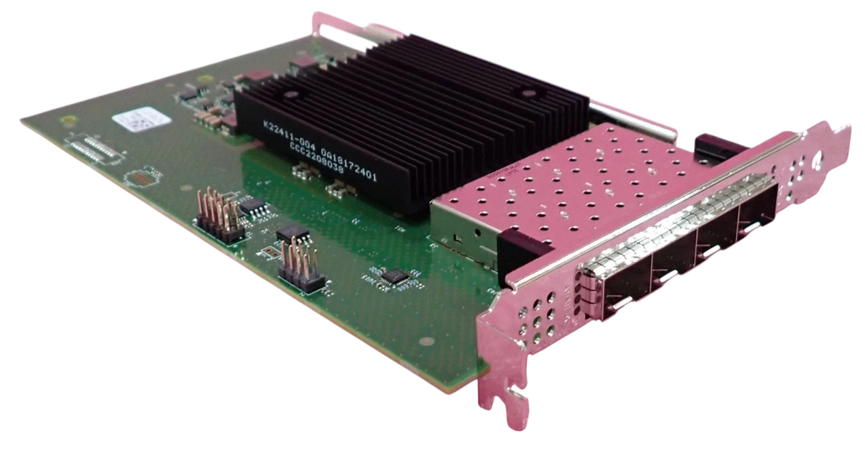 New Dell Intel E810-XXVDA4 Quad Port 1/10/25GbE SFP28 Network Adapter VK88G
