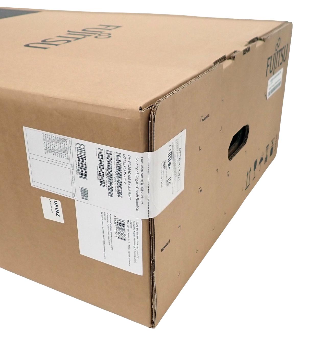 NEW Fujitsu Primergy RX2540 M5 Eight-Core Silver 4208 16GB RAM 8-Bay 2U Server