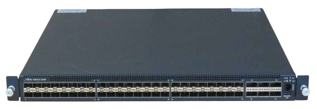 Fujitsu PSwitch 2048P ET-7648BFRA-FOS 48 x 10GB SFP+ Ports 10GBps +6 x 40G QSFP
