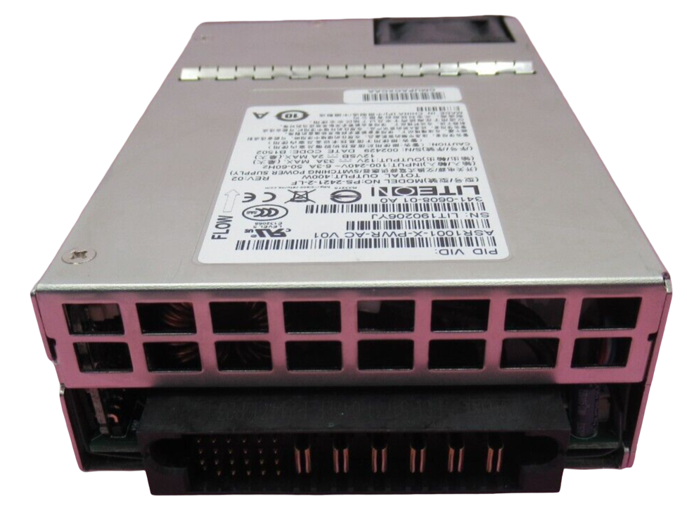 Cisco ASR1001-X Router 400W AC Power Supply ASR1001-X-PWR-AC PSU 341-0608-01