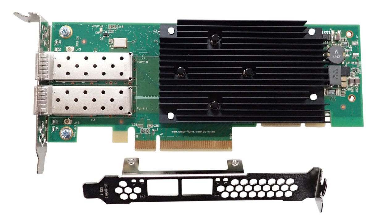 Solarflare XtremeScale X2522-25G-PLUS Dual Port 10/25GbE SFP+/SFP28 Network Card
