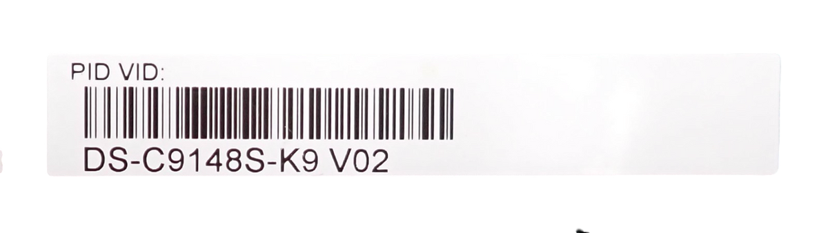 Cisco DS-C9148S-K9 MDS 9148S 48x 16G FC (12-Active) Multilayer Fabric Switch