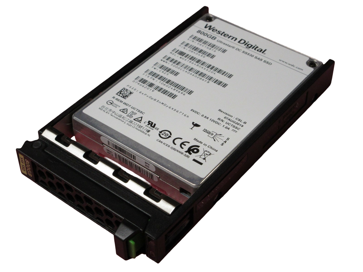 Fujitsu 800GB 2.5" 12Gb/s SAS 10602489696 Western Digital S26361-F5809-L800