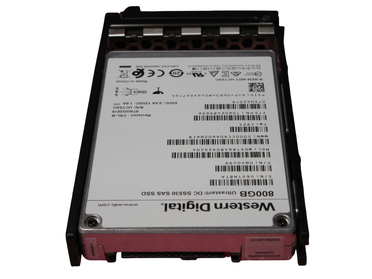 Fujitsu 800GB 2.5" 12Gb/s SAS 10602489696 Western Digital S26361-F5809-L800