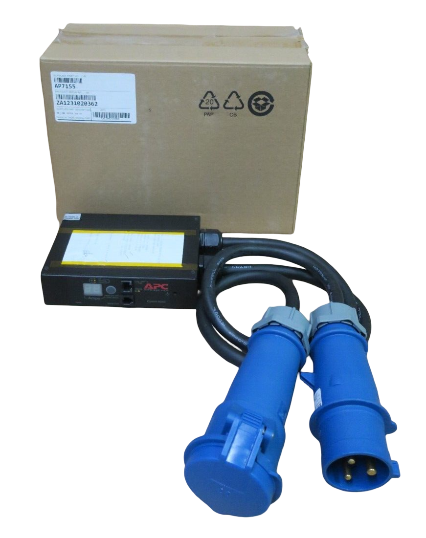 New APC AP7155 Rack Power Distribution Unit In-Line Current Meter 32A 230V