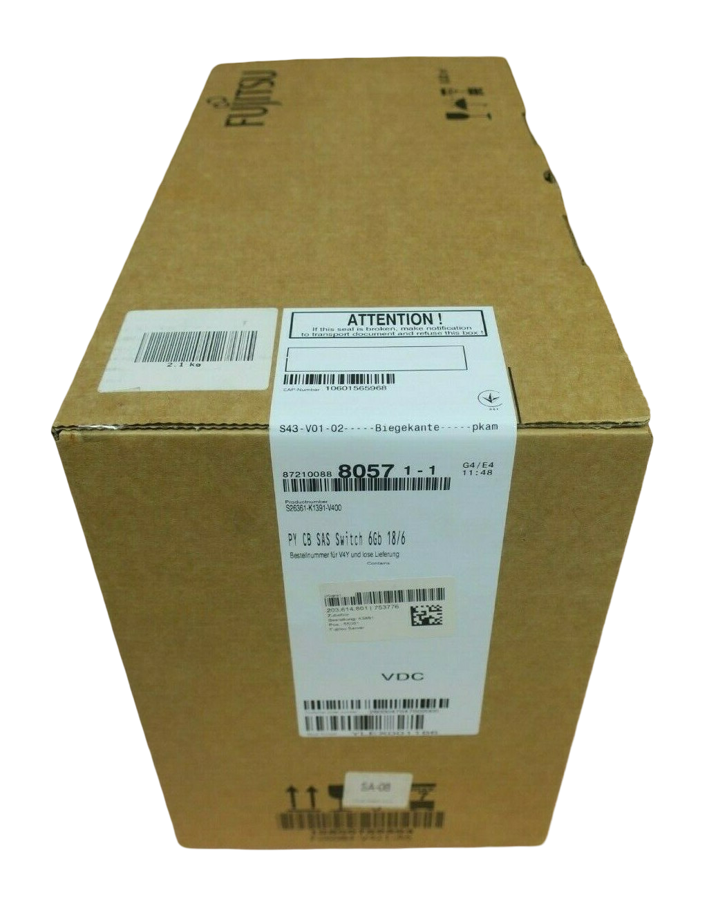 Fujitsu S26361-K1391-V400 PY CB SAS Switch 6Gb 18/6 BX400 S1 BX900 S1 / S2