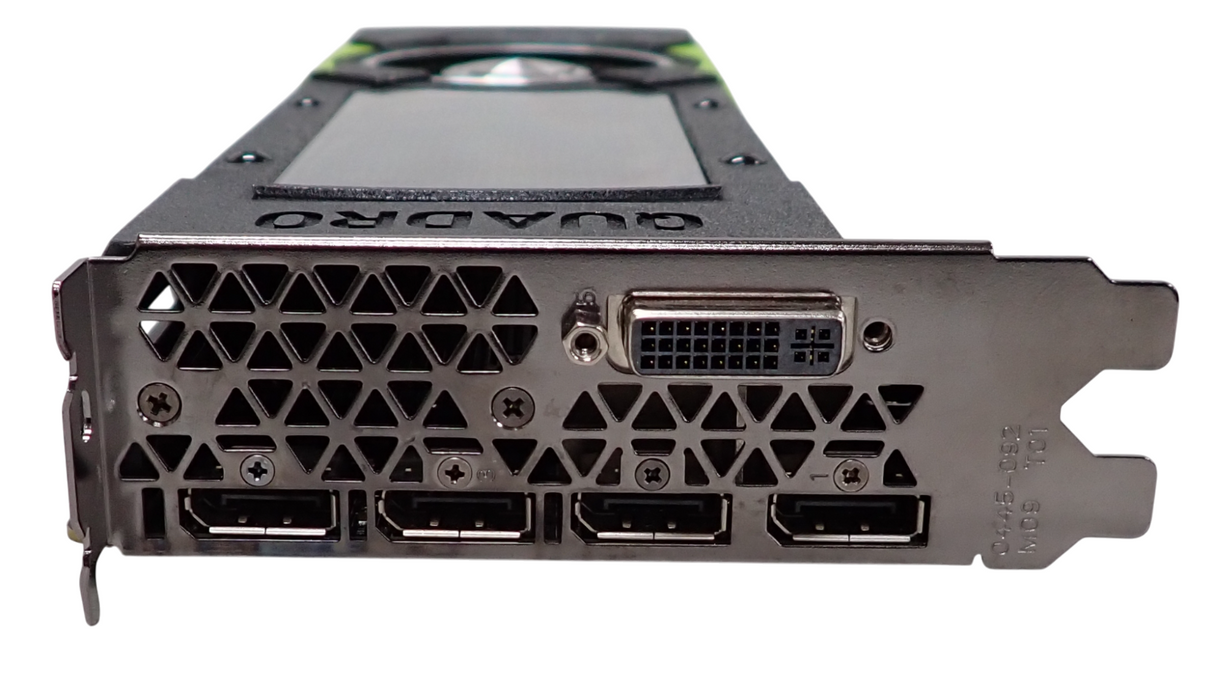HP Nvidia Quadro M6000 24GB GDDR5 PCIe 3.0 X16 4x DP 1x DVI-I GPU 846380-001