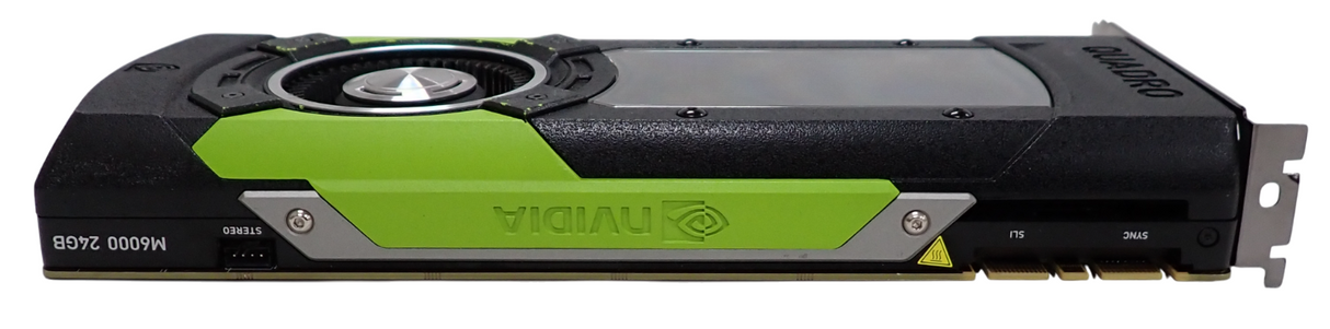 HP Nvidia Quadro M6000 24GB GDDR5 PCIe 3.0 X16 4x DP 1x DVI-I GPU 846380-001