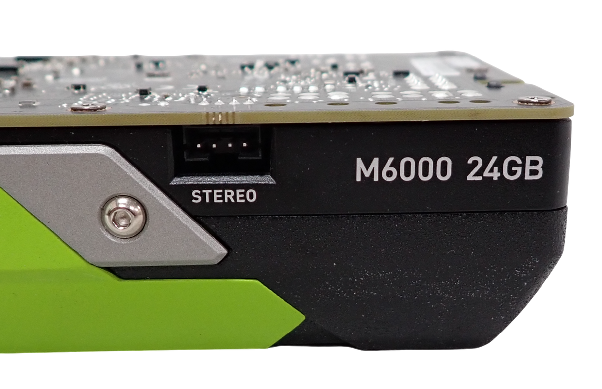 HP Nvidia Quadro M6000 24GB GDDR5 PCIe 3.0 X16 4x DP 1x DVI-I GPU 846380-001