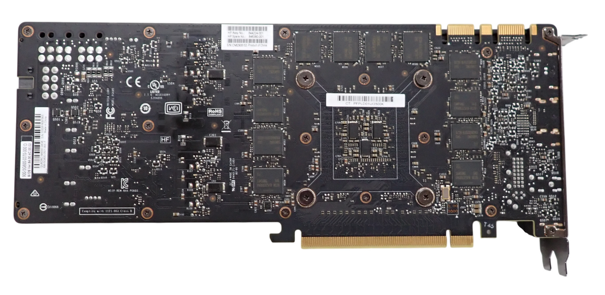 HP Nvidia Quadro M6000 24GB GDDR5 PCIe 3.0 X16 4x DP 1x DVI-I GPU 846380-001