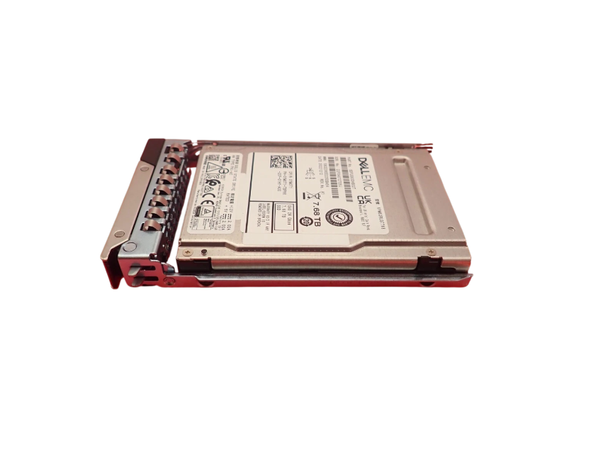 Dell 7.68TB SAS 24G RI 2.5" SSD Drive YM0T1 KPM6XRUG7T68 + 14th - 17th Gen Caddy