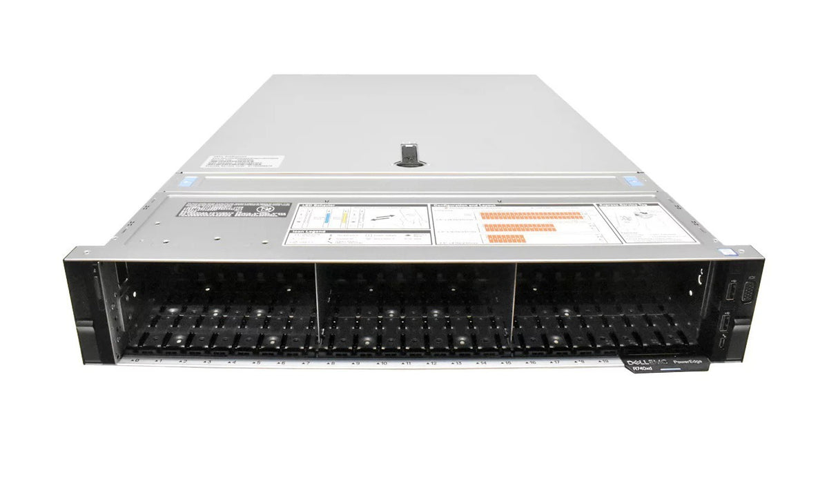 Dell PowerEdge R740xd 2x Scalable CPU 24-DIMM 24x 2.5" + 4x 2.5" Bay CTO Server