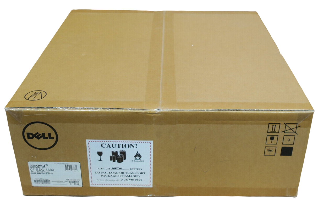 NEW Dell SonicWALL SuperMassive 9600 01-SSC-3880 Network Security Appliance