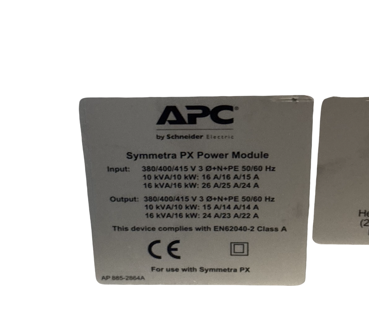 APC SYPM10K16H Symmetra PX 3-Phase Power 10/16kVA 16kW 16000VA 400v UPS Module