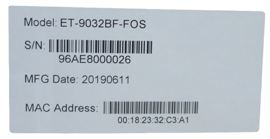 NEW Fujitsu PSwitch 4032P ET-9032BF-FOS 32-Port 40GbE QSFP+ Port L2/3 1U Switch