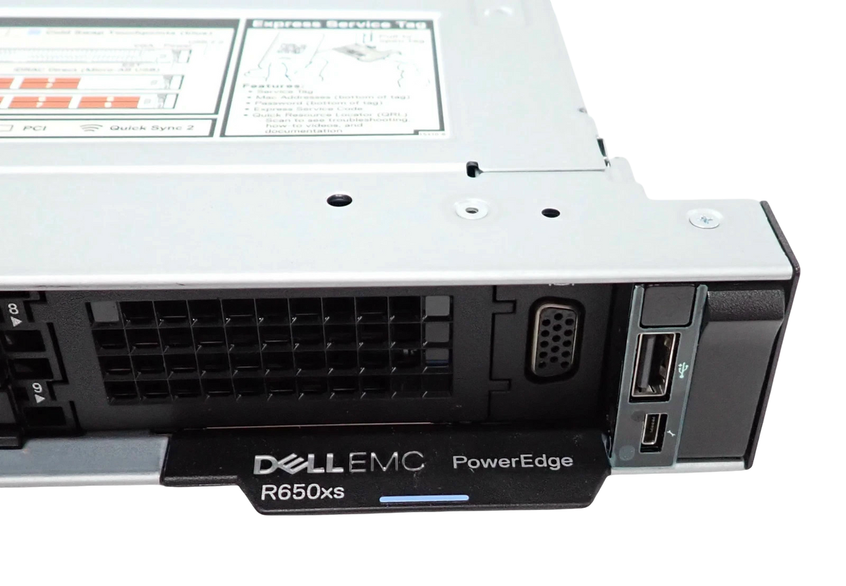 Dell PowerEdge R650xs 2x 16C Gold 6326 512GB RAM 2x 960GB SSD 8-Bay 1U Server