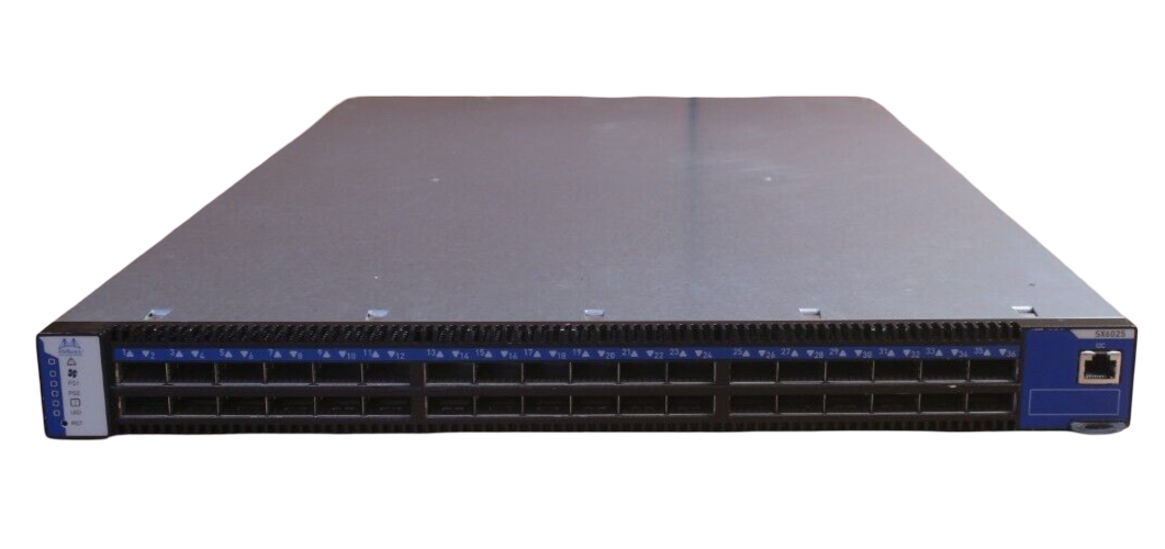 Mellanox Infiniband IB SX6025 FDR 36-Port Switch MSX6025F-1SFS B2F +2x PSU