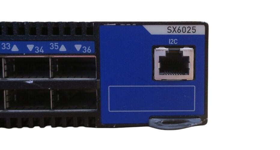 Mellanox Infiniband IB SX6025 FDR 36-Port Switch MSX6025F-1SFS B2F +2x PSU