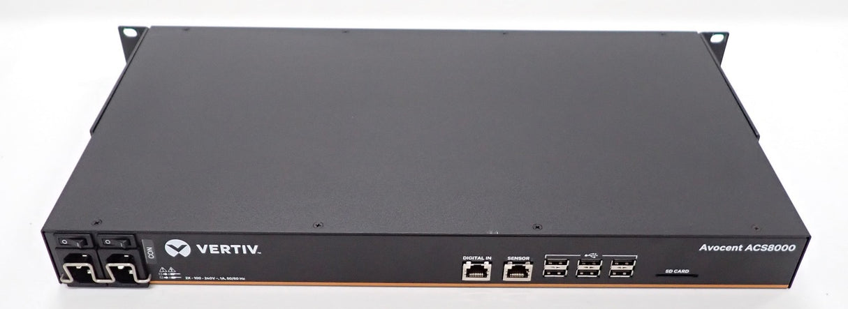 Vertiv Avocent ACS8000 8-Port Console Server DAC Dual AC PSU ACS8008DAC