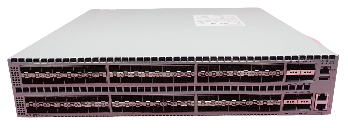 Arista DCS-7050SX2-128-R 7050X2 96x 1/10GbE SFP + 8x 40GbE QSFP+ Port Switch B2F