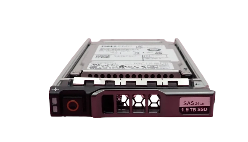 NEW Dell 1.9TB SAS 24G RI 2.5" SFF SSD KPM7XRUG1T92 6K35K + 12/13th Gen Caddy