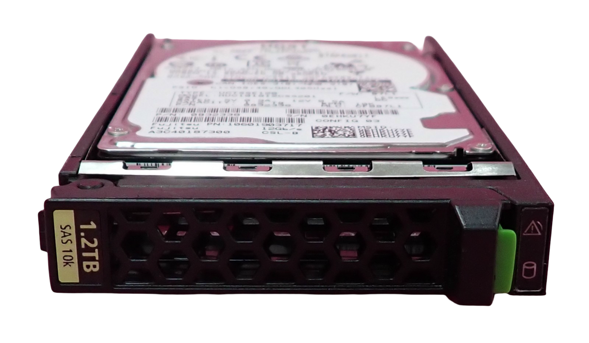 Fujitsu 1.2TB 10K 2.5" SAS 12G 512N SED HotPlug Hard Drive HDD S26361-F5581-L112
