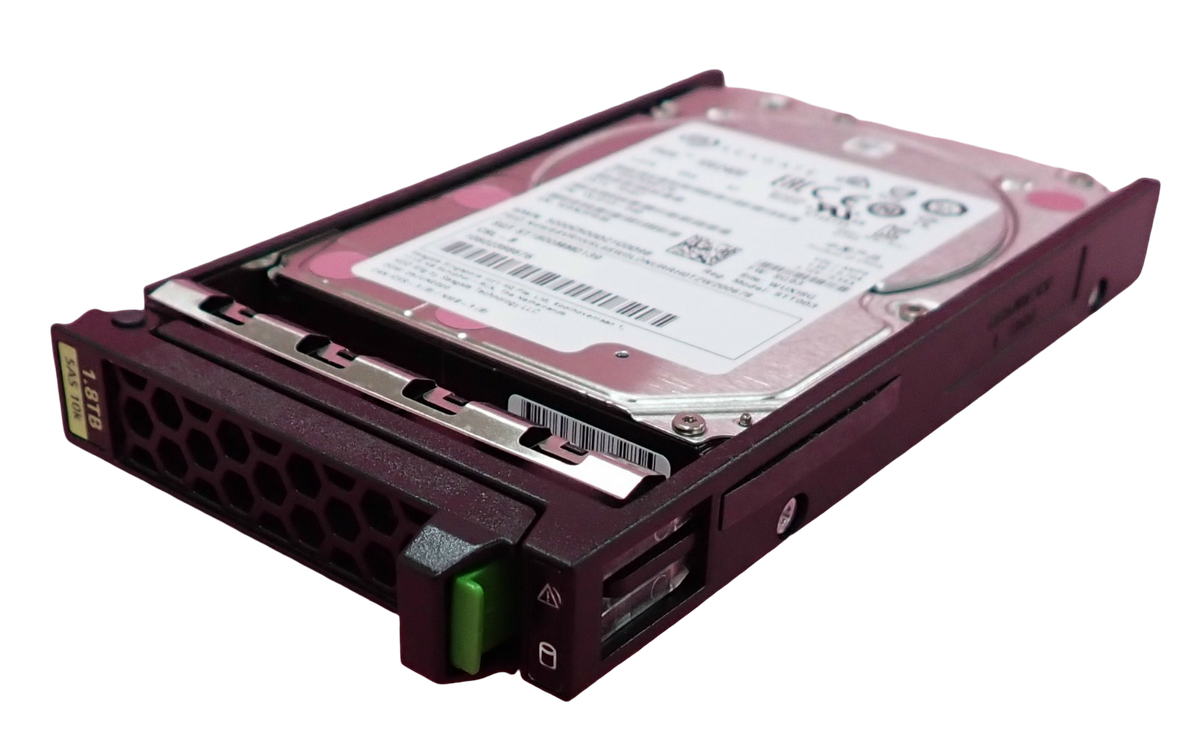 Fujitsu 1.8TB 10K SAS 12G 512e SED 2.5" HotPlug HDD Hard Drive S26361-F5930-L118