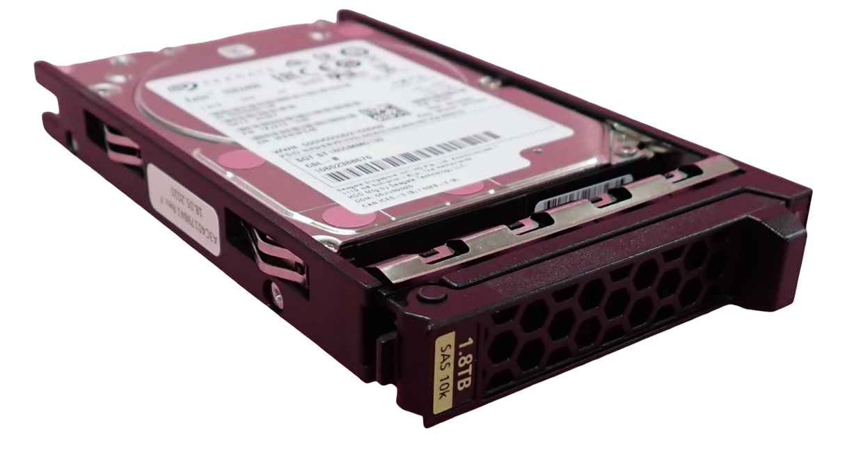 Fujitsu 1.8TB 10K SAS 12G 512e SED 2.5" HotPlug HDD Hard Drive S26361-F5930-L118