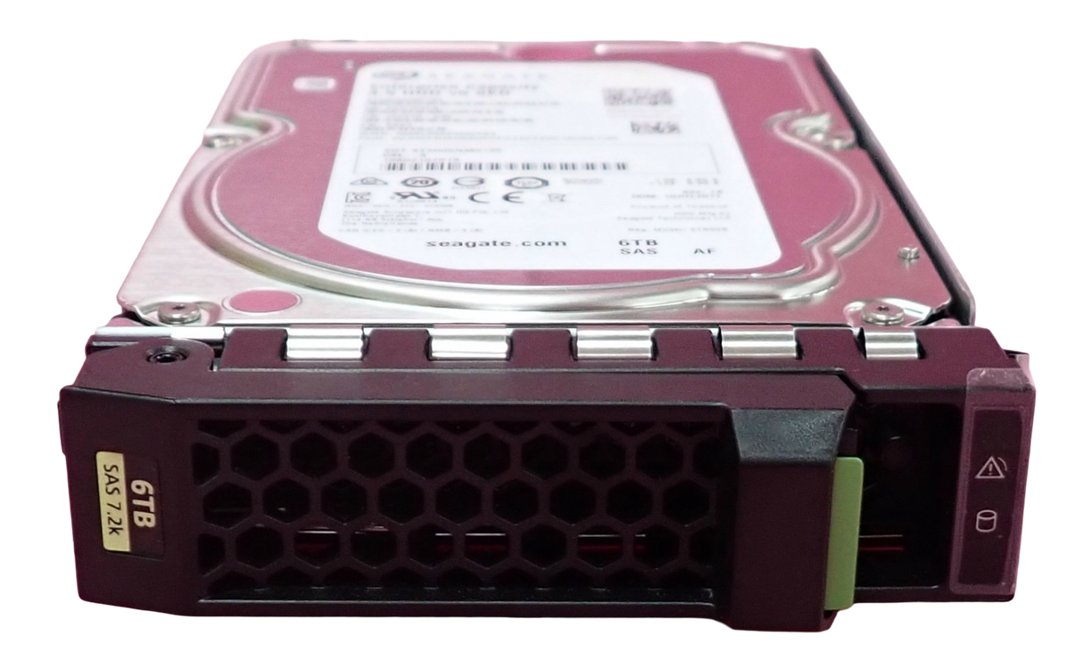 Fujitsu 6TB SAS 12G 7.2K 512e SED Hot-Plug 3.5" Hard Drive HDD S26361-F5584-L600