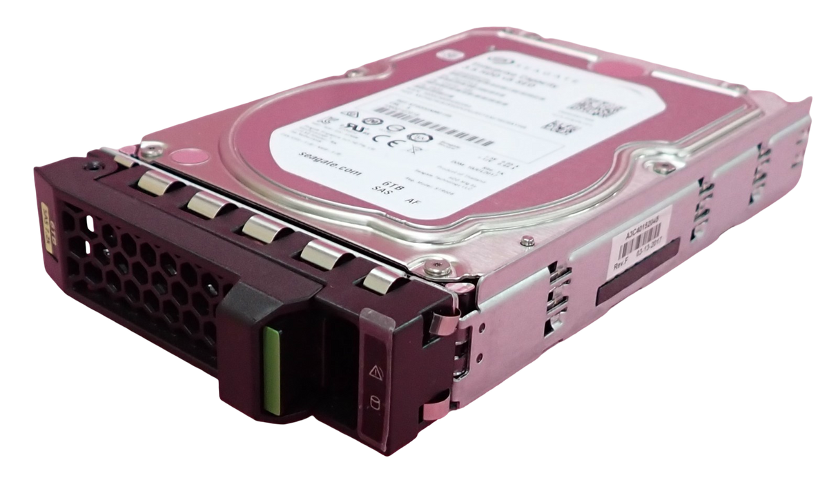 Fujitsu 6TB SAS 12G 7.2K 512e SED Hot-Plug 3.5" Hard Drive HDD S26361-F5584-L600
