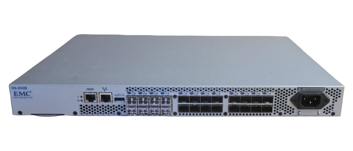 Brocade 320 DS-300B EM-320-0008 24-Port 8Gb/s Fibre Channel Switch 8-Port Active