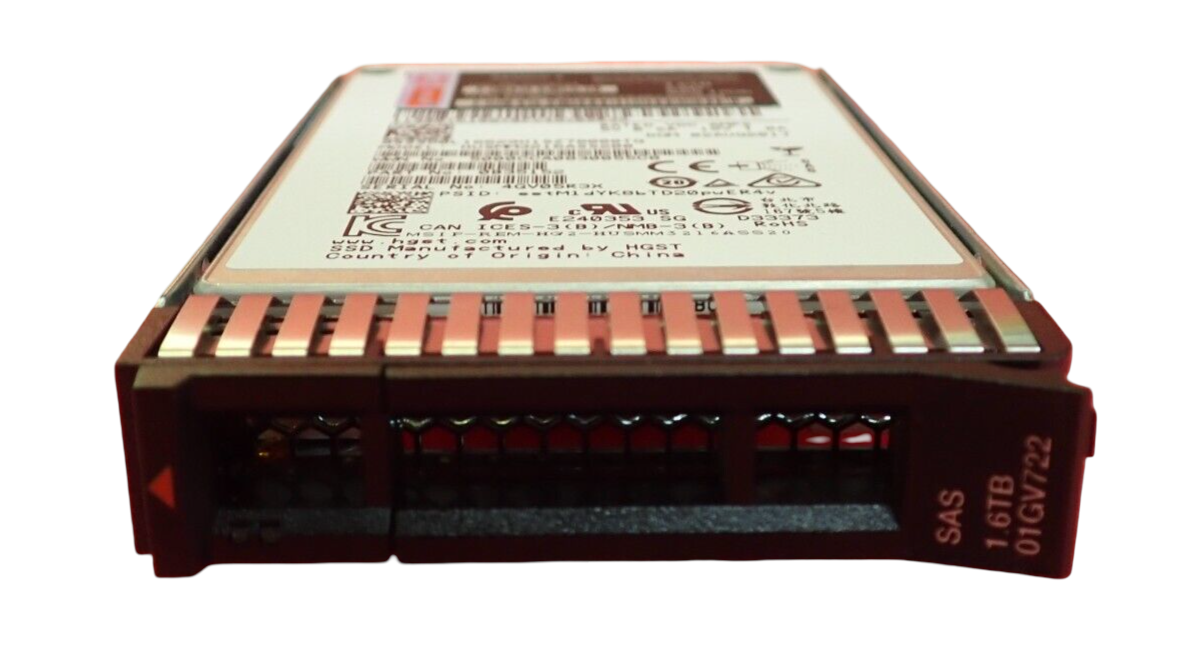 Lenovo SystemX 1.6TB SSD SAS 12G WI G3HS 2.5" Enterprise Performance 01GV722