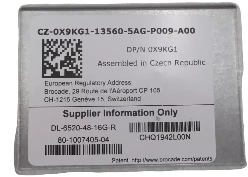 Dell Brocade 6520 96x 16G SFP+ FC SAN Switch (96-Active) X9KG1 DL-6520-48-16G-R